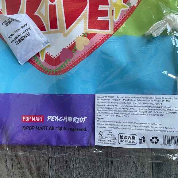 Peach Riot Rainbow Character Backpack - Picture 3 of 3